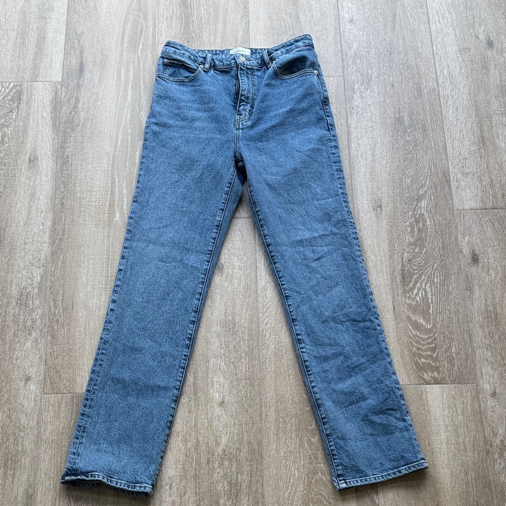 Frame The Ruler High Waist Straight Leg Jeans - Size 29